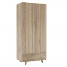 Cadiz Double Wardrobe with Drawer