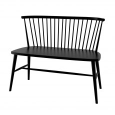 Cadiz Dining Bench (in black)