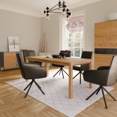 Dallas Oak Dining Table