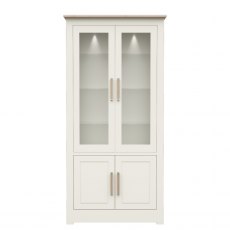 Modo Wide 4 Door Glazed Cabinet