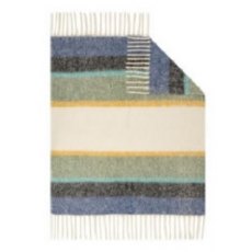 s.Oliver Fringed Multi Coloured Blanket