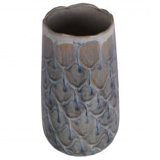 Armadillo Azure Ceramic Vase