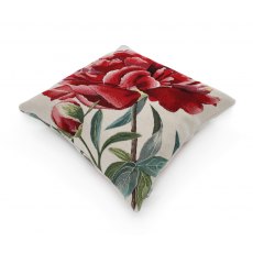 Peony Red 17'' Cushion