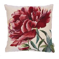 Peony Red 17'' Cushion