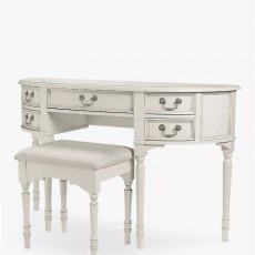 Laura Ashley Clifton 5 Drawer Dressing Table and Stool Laura Ashley Clifton 5 Drawer Dressing Table and Stool