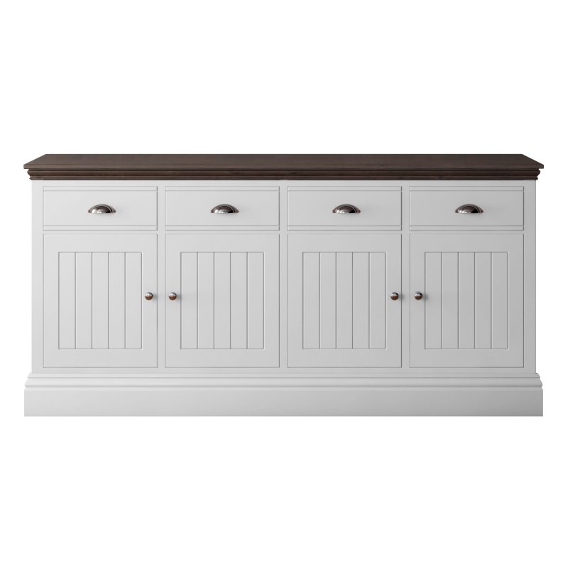 Hill & Hunter New England Large 4 Door 4 Drawer Sideboard