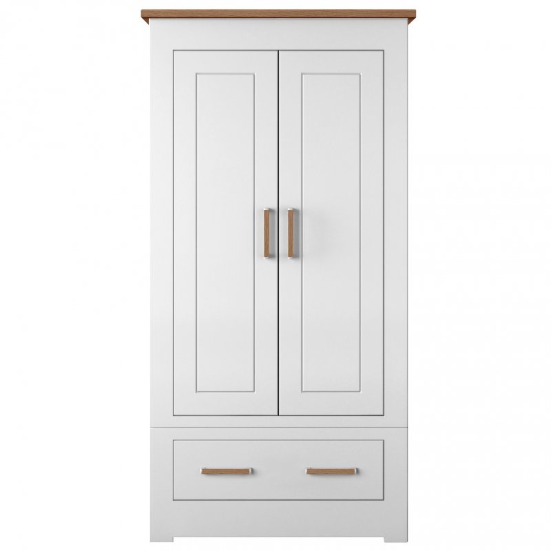 Hill & Hunter Modo Small Wardrobe with 2 Drawers