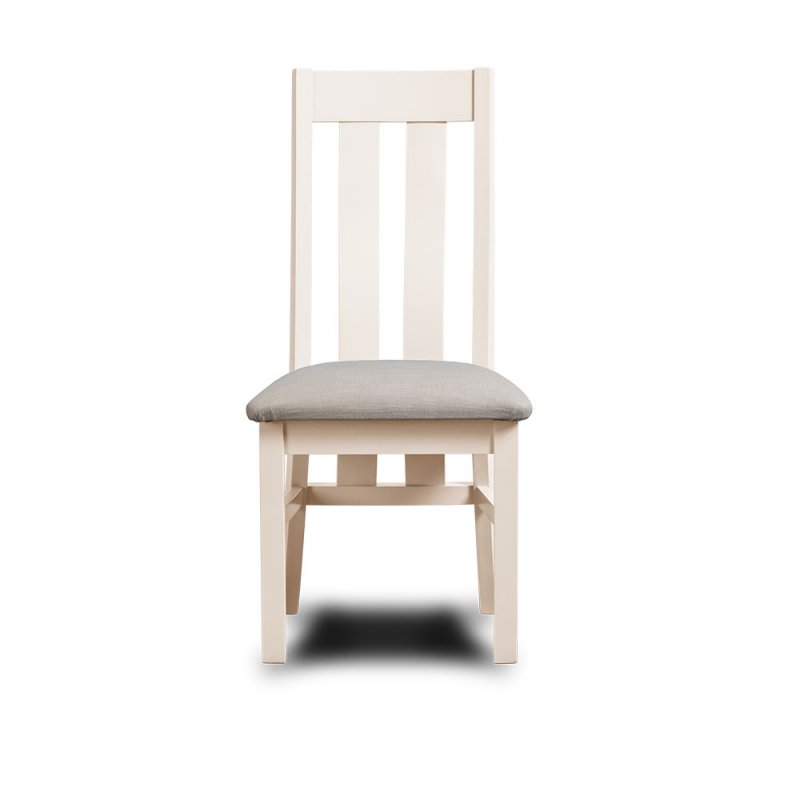 Hill & Hunter Modo Twin Slat Dining Chair with Fabric Seat