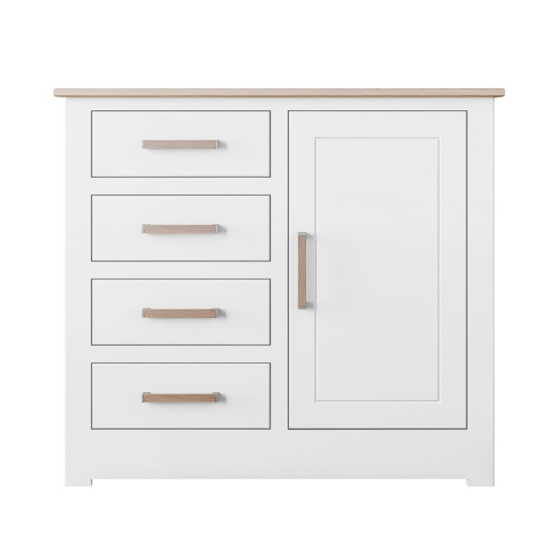 Hill & Hunter Modo Small 1 Door 4 Drawer Sideboard