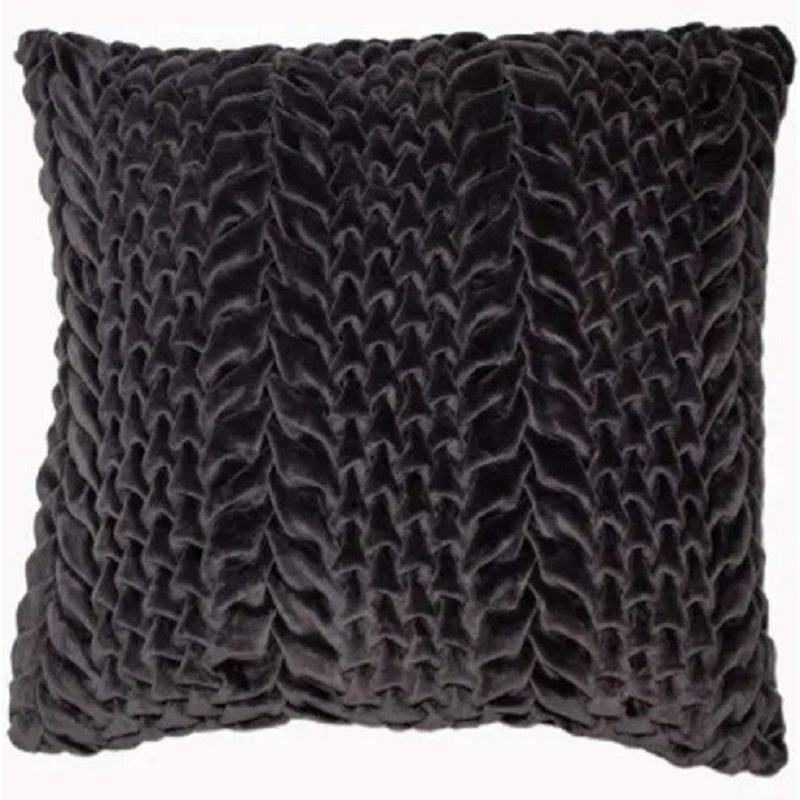 Malini Dunand Charcoal 17' Cushion