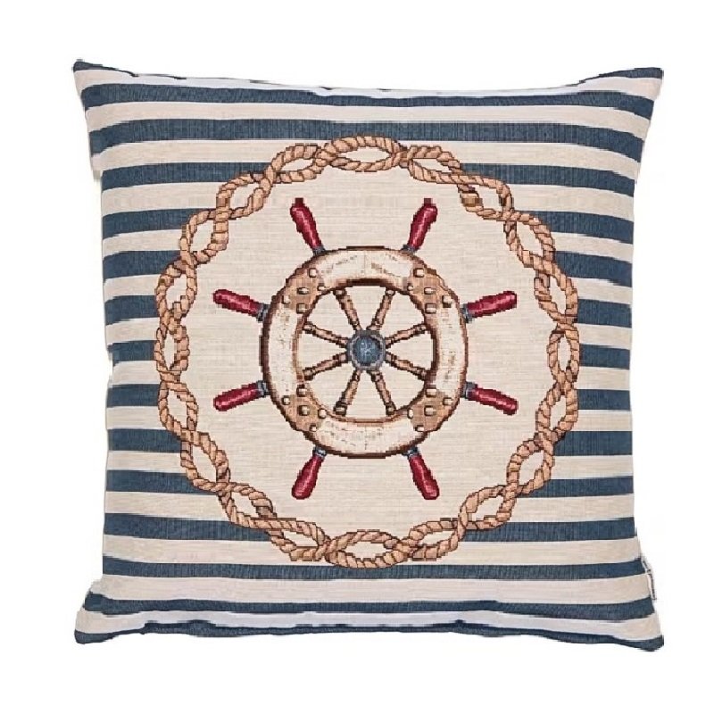 Hines Nautical Wheel 17'' Cushion