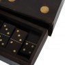 Libra Columbia Small Wood Domino Set in Storage Box