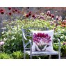 Hines Daisy Pink 17'' Cushion