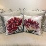 Hines Peony Red 17'' Cushion